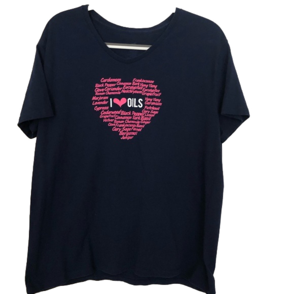 Hanes Comfort Soft Tagless I Love Oils T-shirt